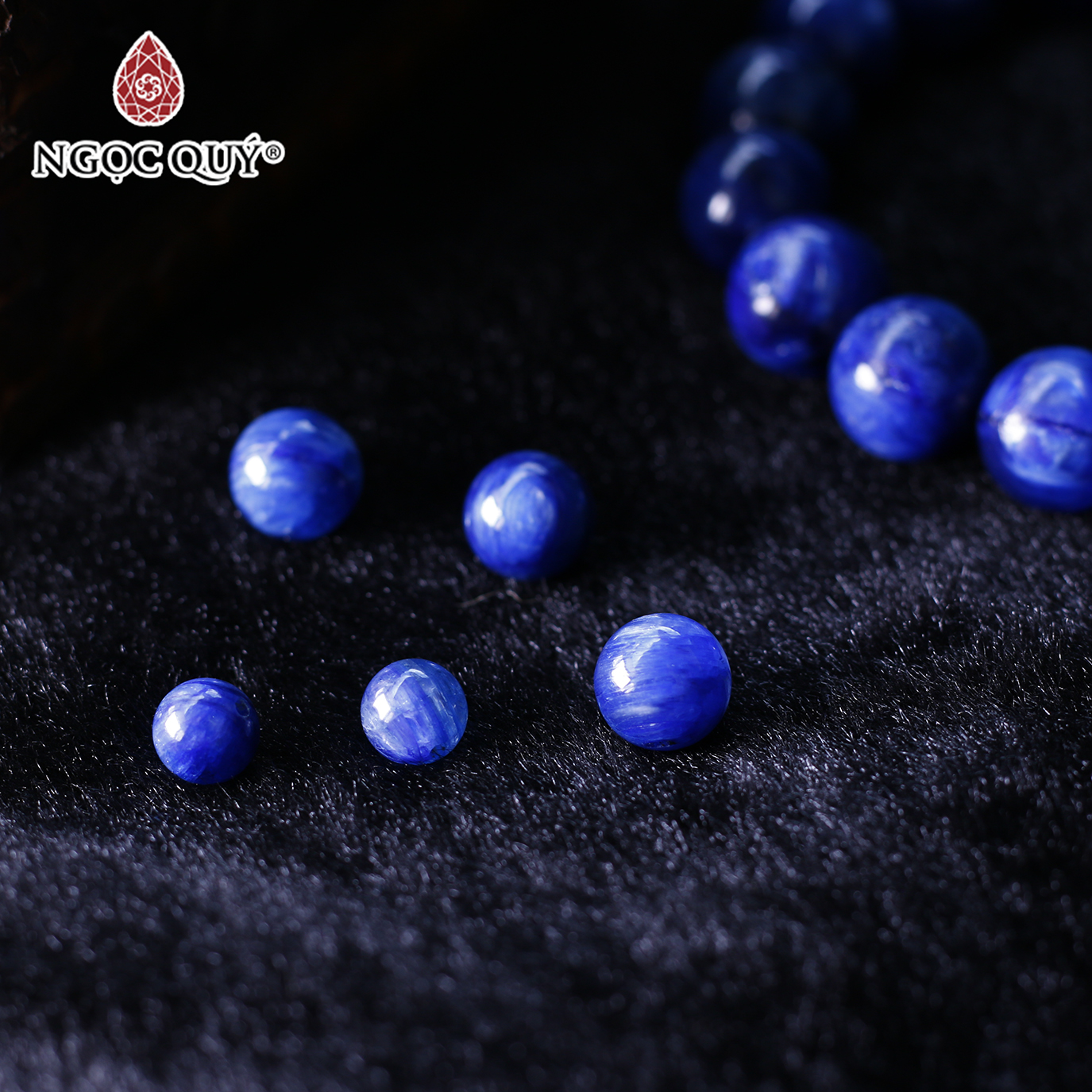 [HCM]Hạt lẻ đá Kyanite mệnh thủy mộc - Ngọc Quý Gemstones