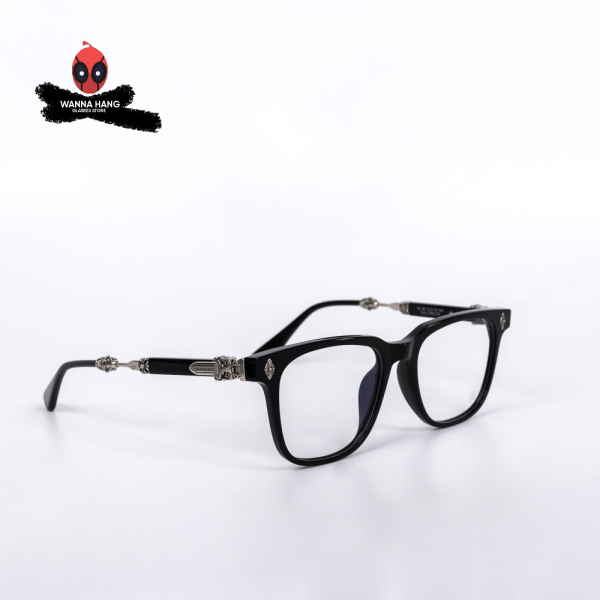 Giá bán Gọng Kính Cận Nhựa Acetat Chịu Lực Chịu Nhiệt Cao Cấp Chrome Hearts Call Melice (CH-08) - Wanna Hang Bảo Hành 6 Tháng