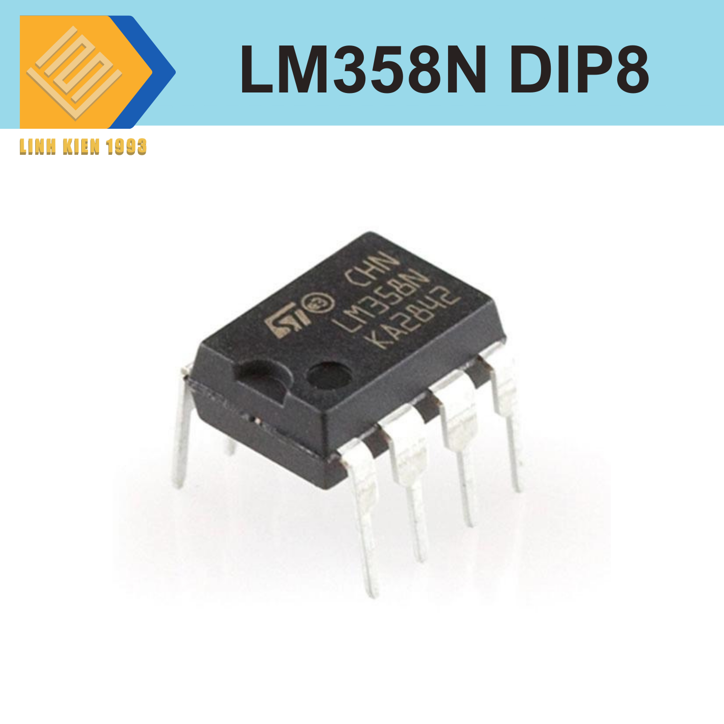 IC Khuếch Đại Thuật Toán LM358N DIP8