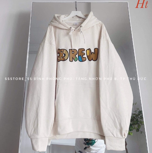 Áo hoodie nỉ gấu DREW HT11