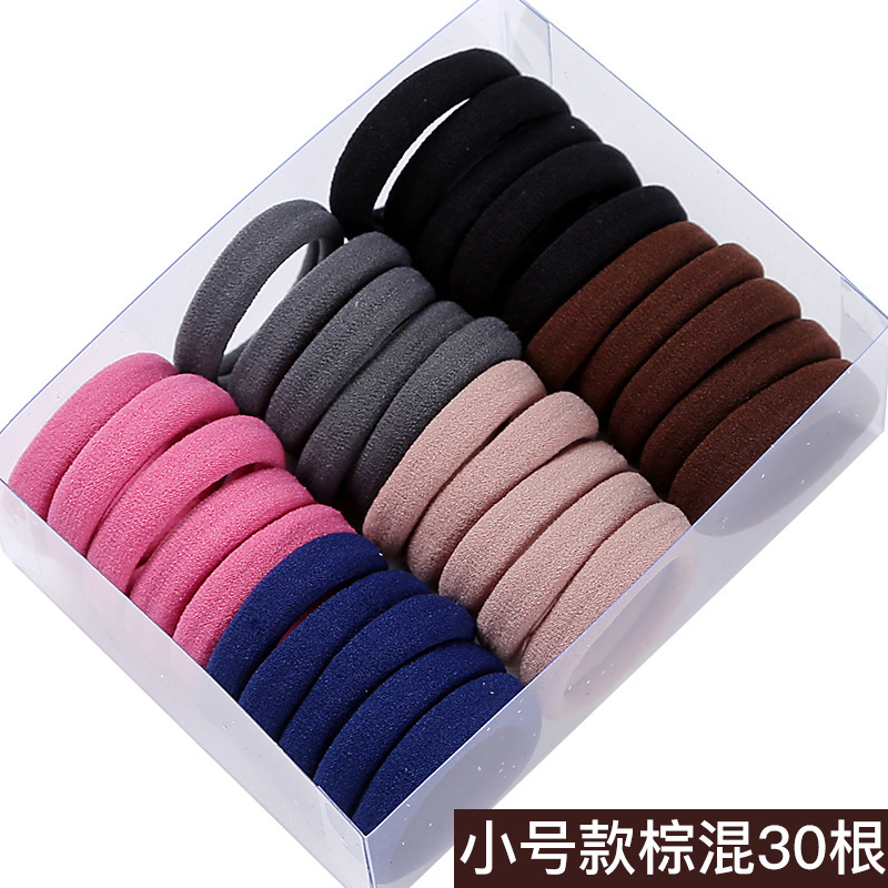 Combo 10 cột tóc thun đơn giản ( cho người lớn và trẻ nhỏ)