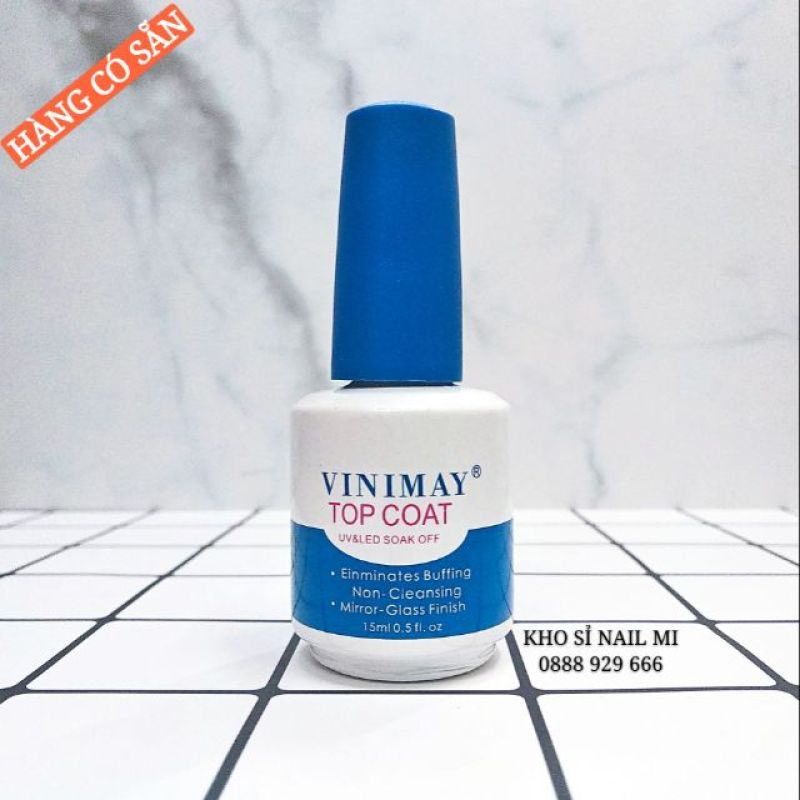 TOP COAT VINIMAY CHÍNH HÃNG - TOP PHỦ BÓNG CHUYÊN DỤNG CHO DÂN LÀM MÓNG giá rẻ
