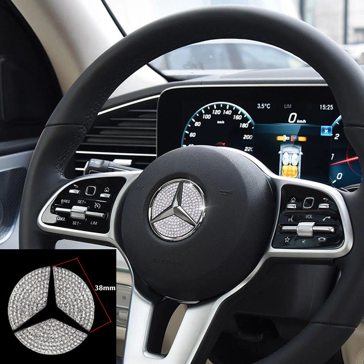 Logo Đính Đá Gắn Vô Lăng Mercedes | Lazada.vn