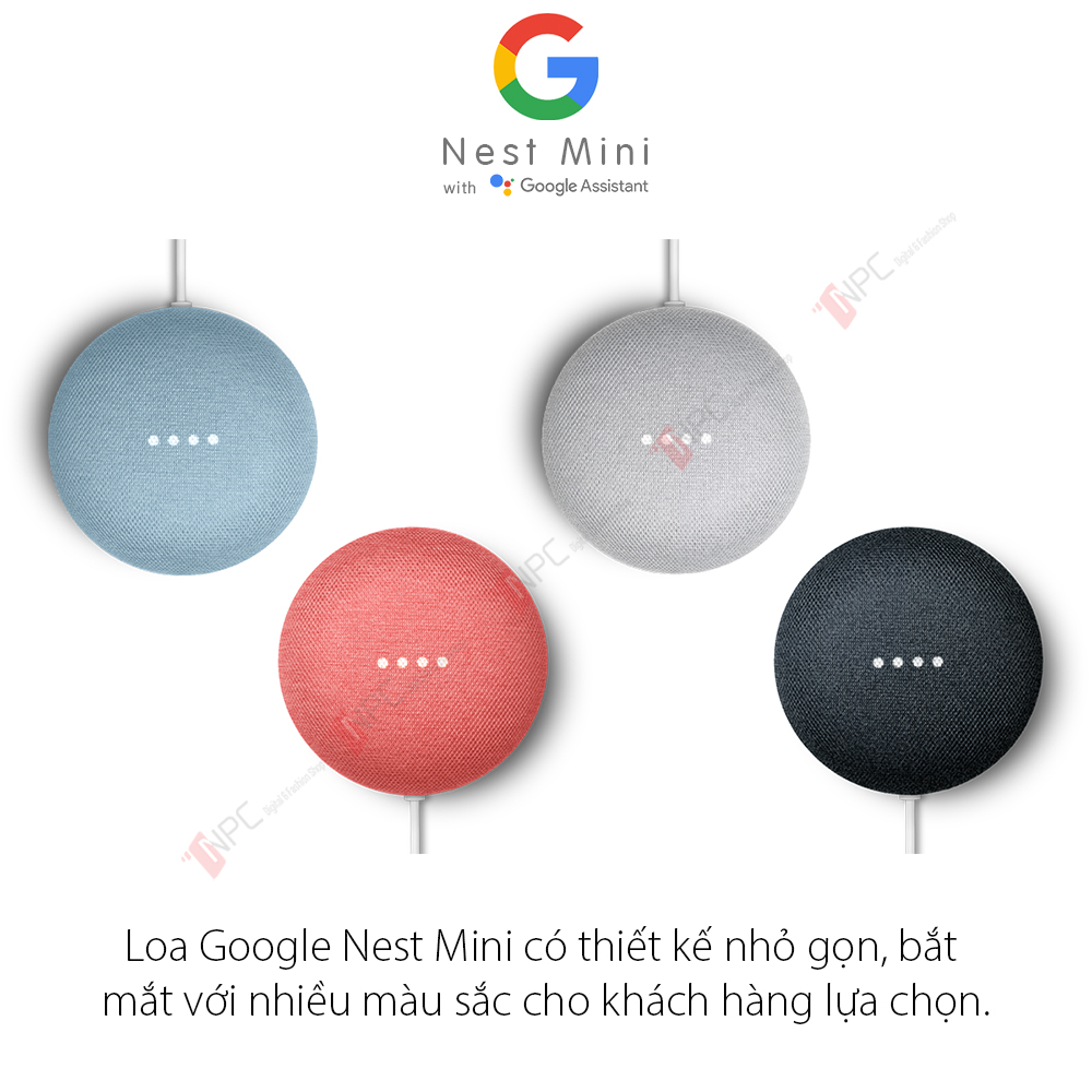 Google Nest Mini (thế hệ 2) loa thông minh trợ lý ảo Google Assistant (Home Mini 2)