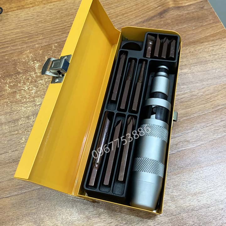 Bộ tô vít đóng thép s2 12 chi tiết