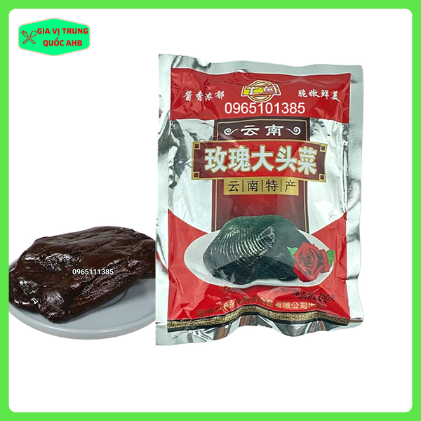 [CA LA THẦU ĐEN] Củ Cải Ngâm Tương, Giòn Vị Mặn 250g