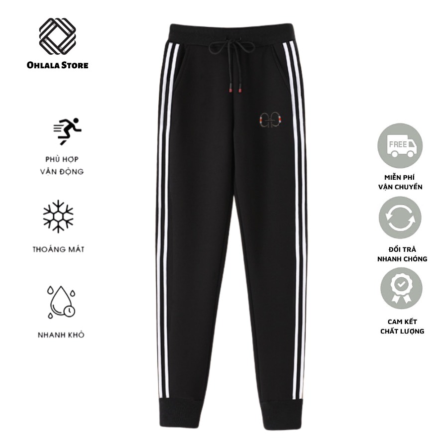 Quần jogger gân tăm nữ - quần dài nữ thun gân