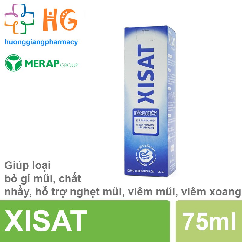 Nước biển sâu XISAT - Xịt sạch thông mũi