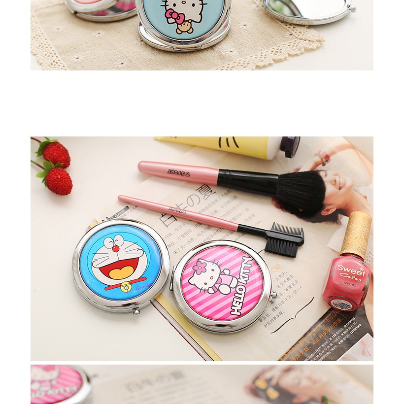 Gương 2 mặt HELLO KITTY - DOREMON DORAEMON