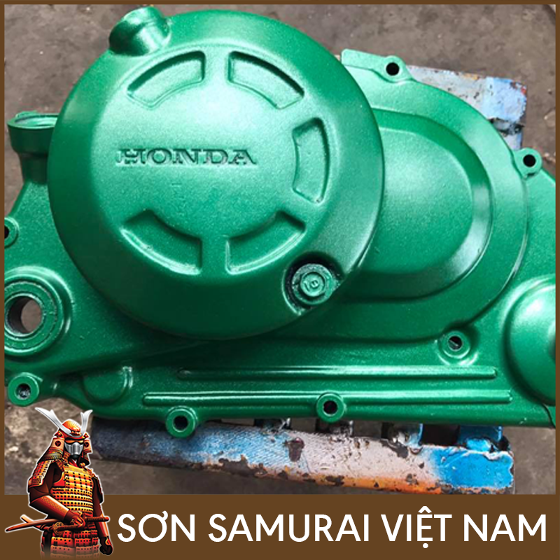 Sơn samurai xanh ngọc - Combo màu xanh Ngọc Bích 1380 sơn xịt samurai