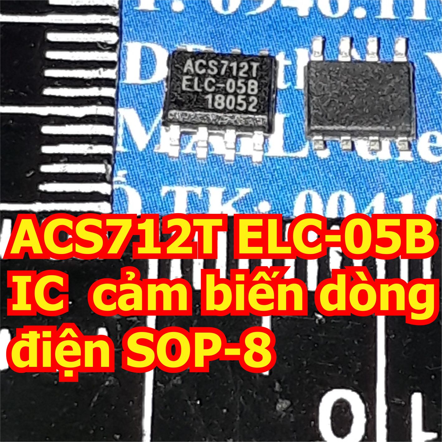 Acs712t elc-05b elc-20a elc-30a 5a 20a 30a acs712 ic cảm biến dòng điện sop-8 kde6369