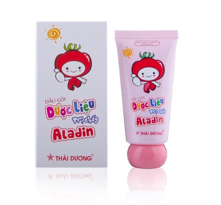 Dầu gội  trị chấy cho bé Aladin Thái Dương (30g) [Dầu gội dược liệu]