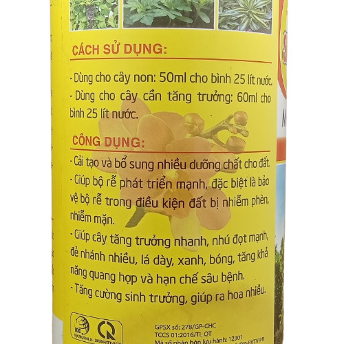 Siêu bung đọt Biomax ra rễ mai vàng (chai 1 lít)