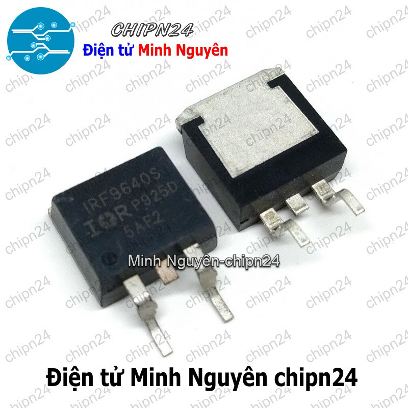 [1 con] (SOP) Mosfet Dán IRF9640S TO-263 11A 200V Kênh P (IRF9640 9640) - HH006010