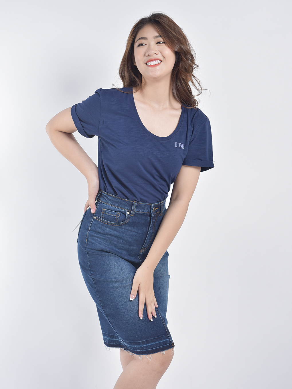 Chân Váy Jean Nữ O.jeans - 5VSJ30434BW