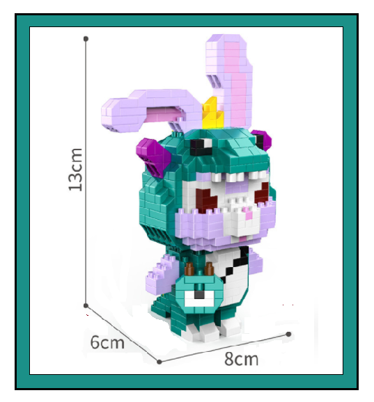Đồ chơi lắp ráp lego mô hình nhân vật 3D dễ thương