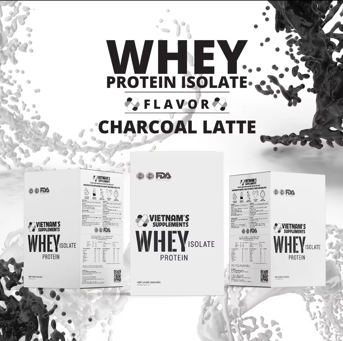 Whey Protein Isolate 1 gói 30gram 1 lần dùng