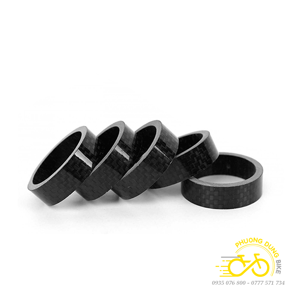 Vòng chêm cổ xe đạp Carbon 3mm 5mm 10mm