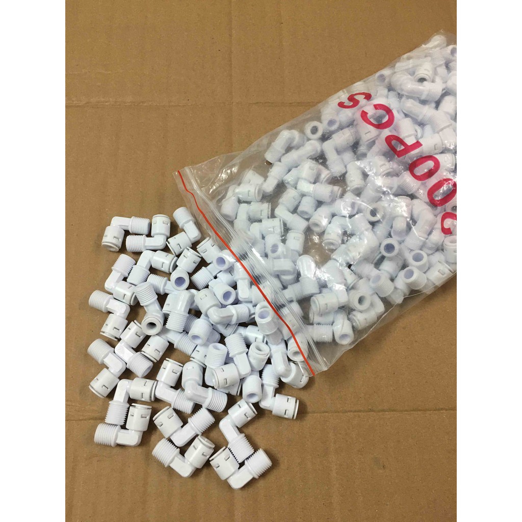 Bộ 2 cút góc nối nhanh zen13 ra phi 10