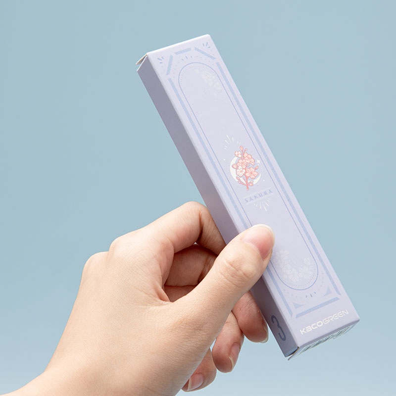 Bộ 3 bút gel Kaco Rocket Sakura ngòi 0,5mm (Hàng chính hãng)