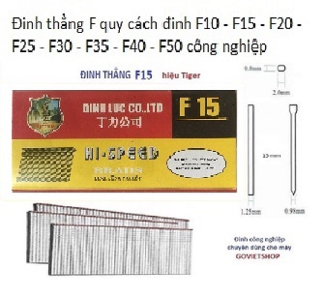 Đinh bắn gỗ F10 đến F50