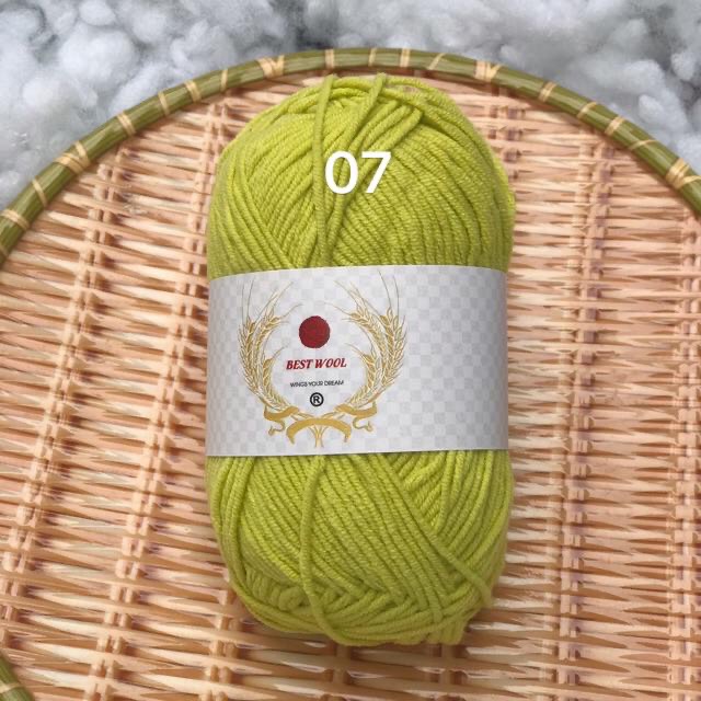 Len Best Wool cuộn 50g ( từ màu 01 đến màu 20)