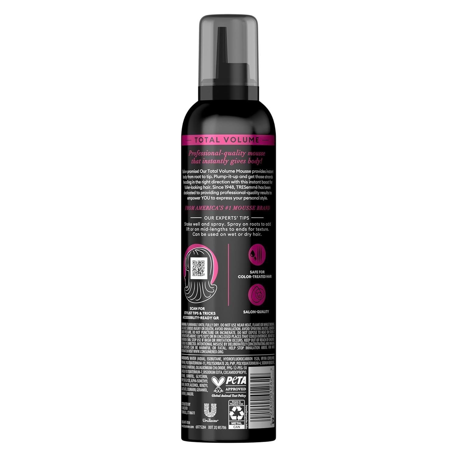 Bọt mousse TRESemme Total Volume tạo phồng tóc