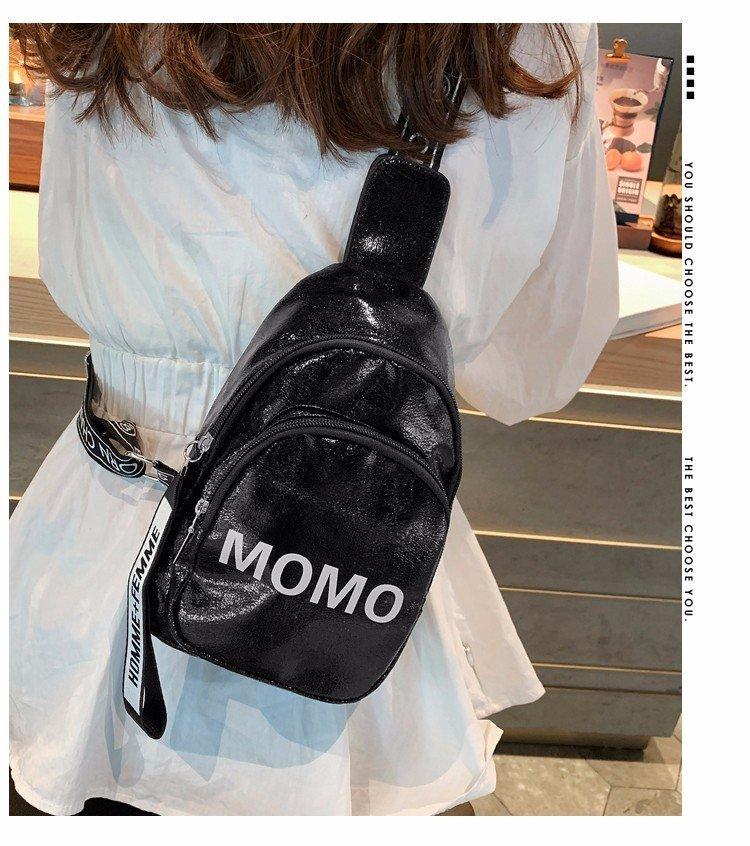 Túi đeo chéo nữ momo da cao cấp thời trang Hàn Quốc