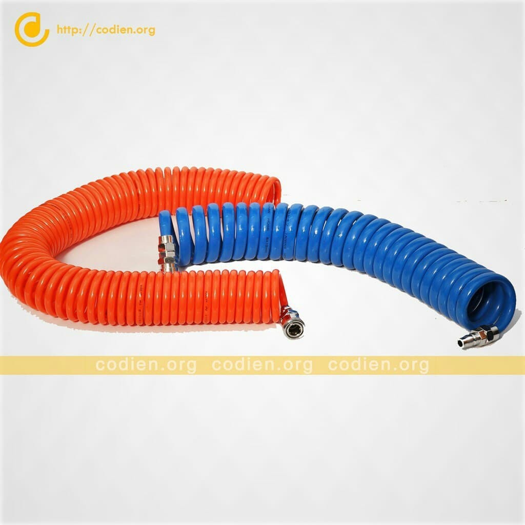 Dây xoắn dẫn hơi khí nén 6m-9m-12m-15m cam phi 8