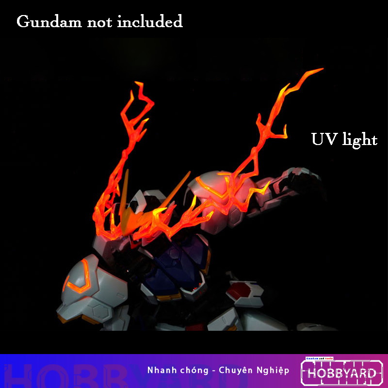 Phụ kiện mô hình - Hiệu ứng Effect lửa mắt cho MG 1/100 Barbatos / Lupus / Rex (không kèm mô hình)