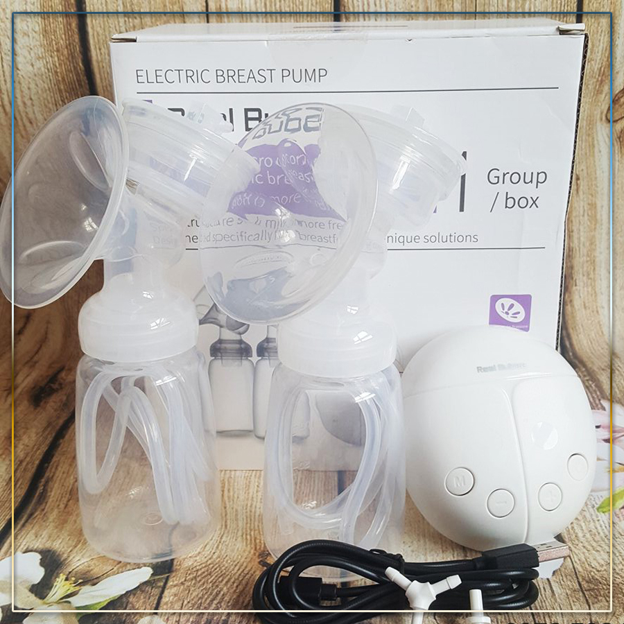 Máy hút Sữa Điện Đôi Real bubee