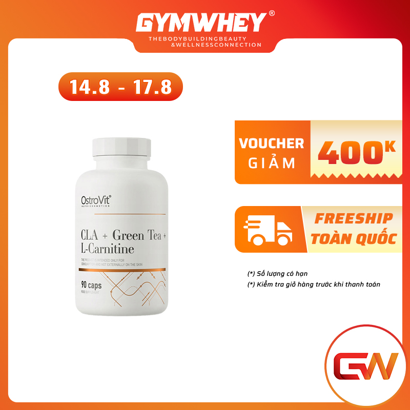 Carnitine cla green tea hỗ trợ đ ố t m ỡ an toàn ostrovit l carnitine cla + green tea