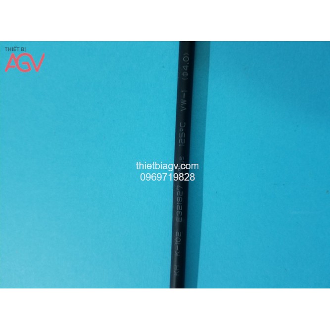 ống co nhiệt phi 2 phi 3 phi 4 phi 6 phi 8 phi 10 phi 12  màu đen (1m/túi)
