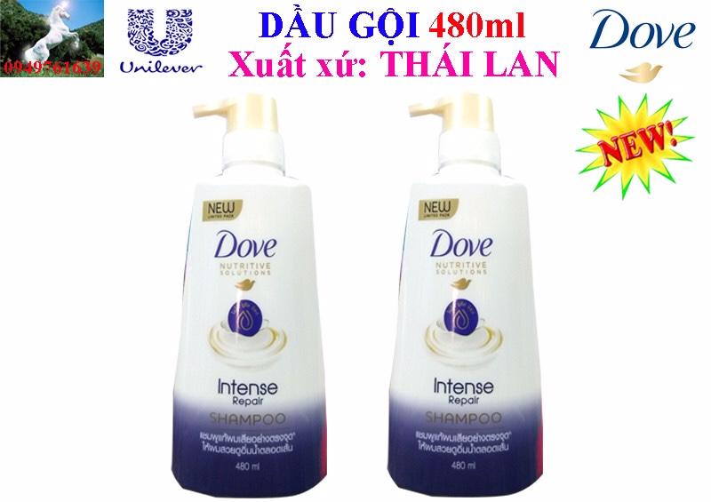 DẦU GỘI DOVE THÁI LAN 480ML