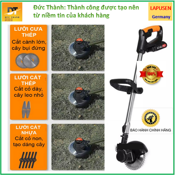 Máy cắt cỏ pin Lapusen 118V