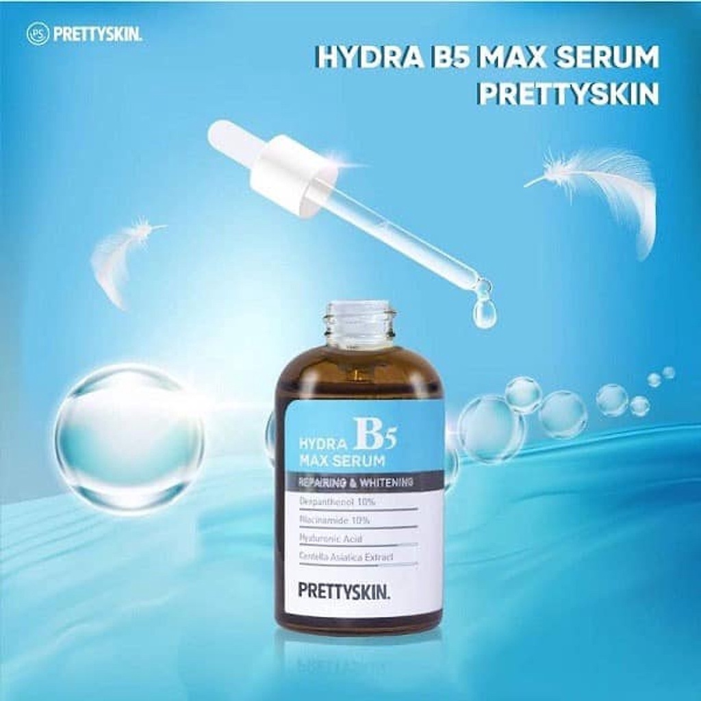 Tinh Chất Phục Hồi Dưỡng Trắng Hydra Max Serum B5 Prettyskin