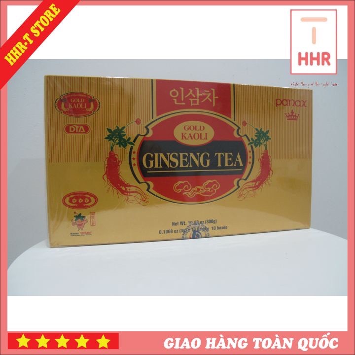 Trà nhân sâm Hàn Quốc Ginseng tea Gold Kaoli (Hộp 100 gói)