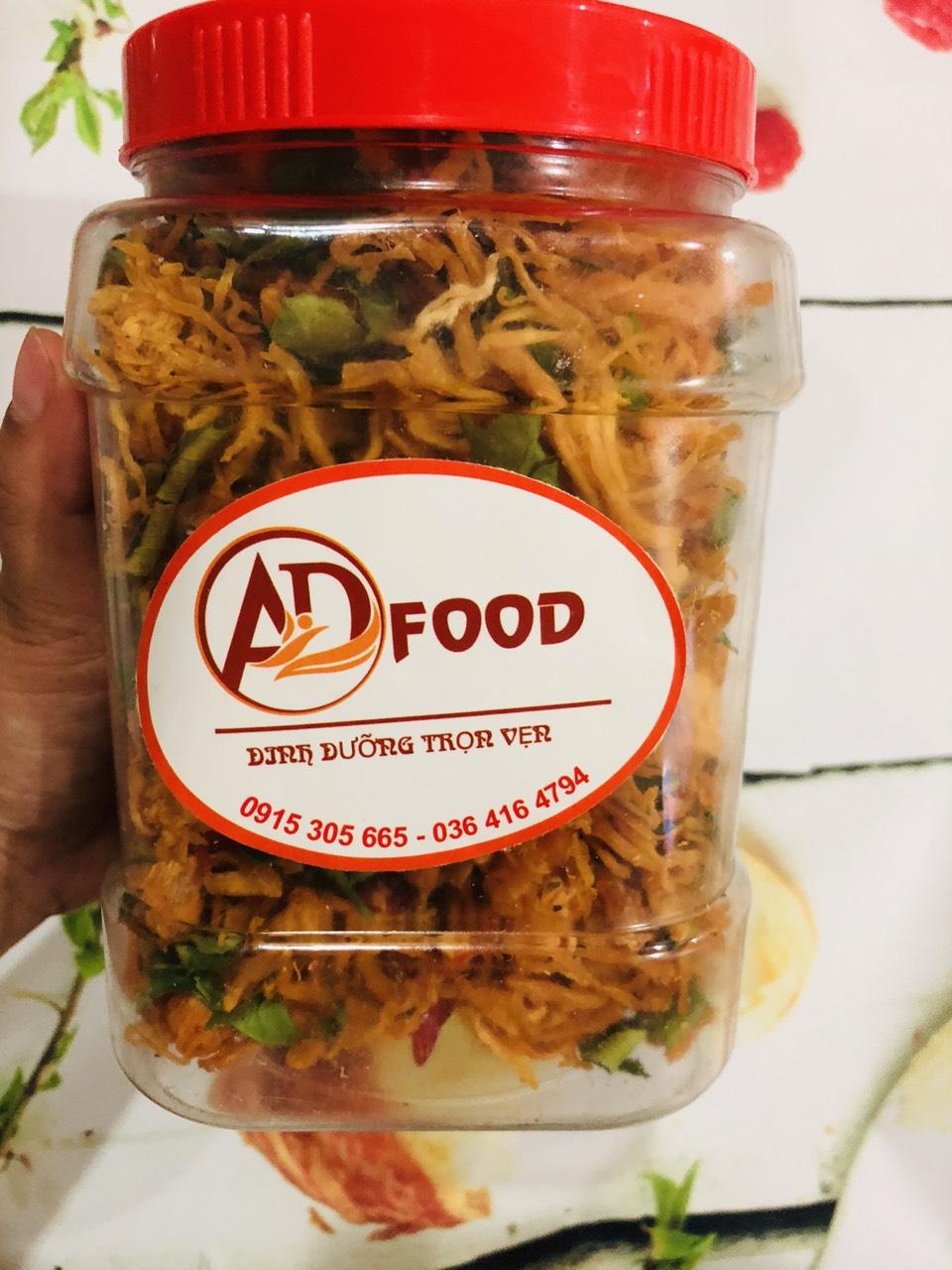 500g khô gà xé cay lá chanh