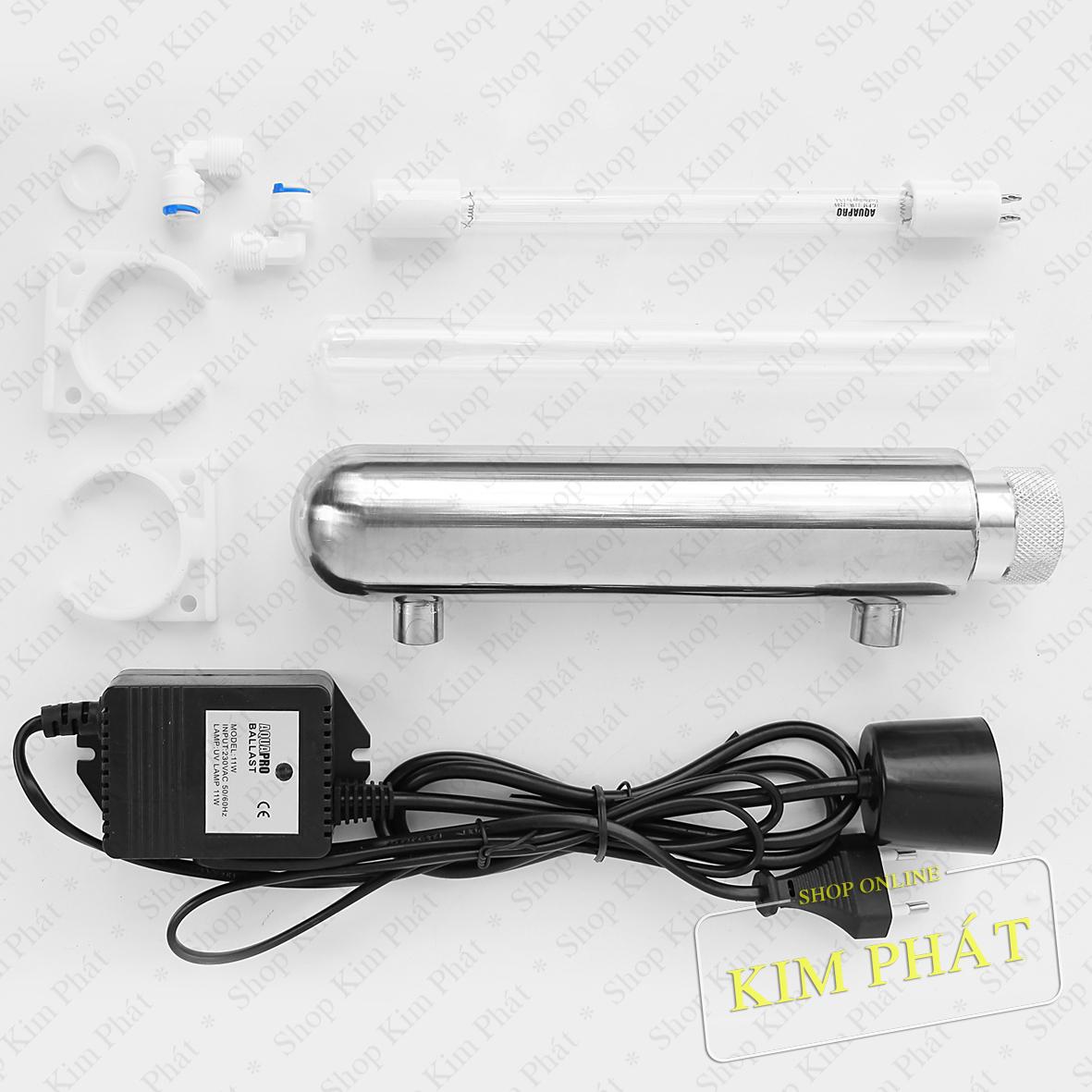 [HCM]Bộ đèn cực tím UV 11W - đèn uv (4 chấu)