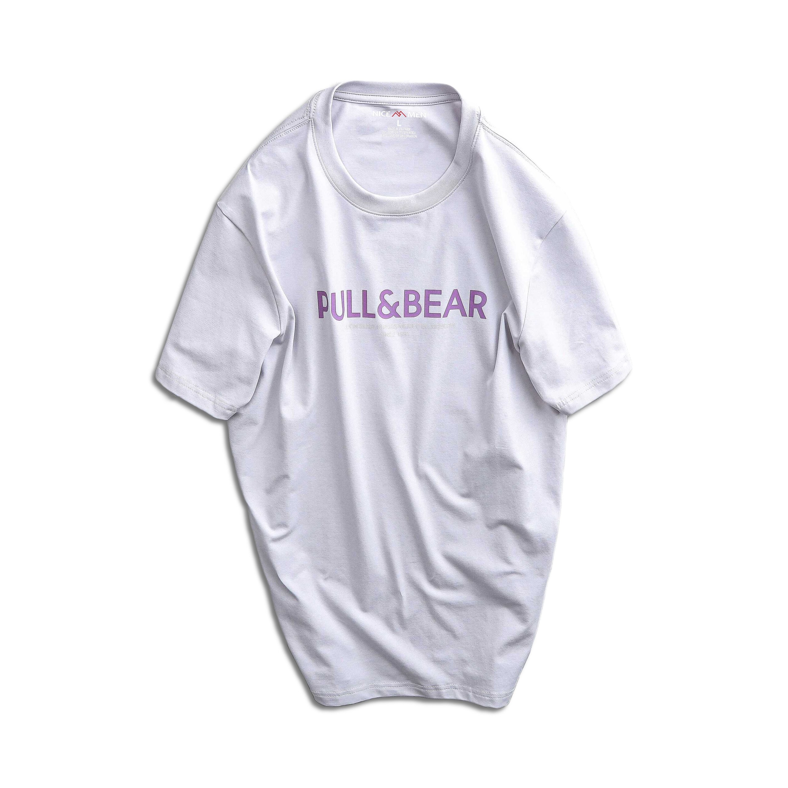 Áo Thun Unisex Form Rộng PULLBEAR, Thun Cotton 4 Chiều Co Giãn, Áo Thun Basic LocalUni - UNIPULL 1