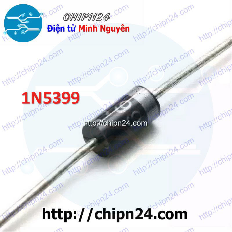 [25 con] (KG2) Diode 1N5399 DIP 2A 1000V (IN5399 5399)