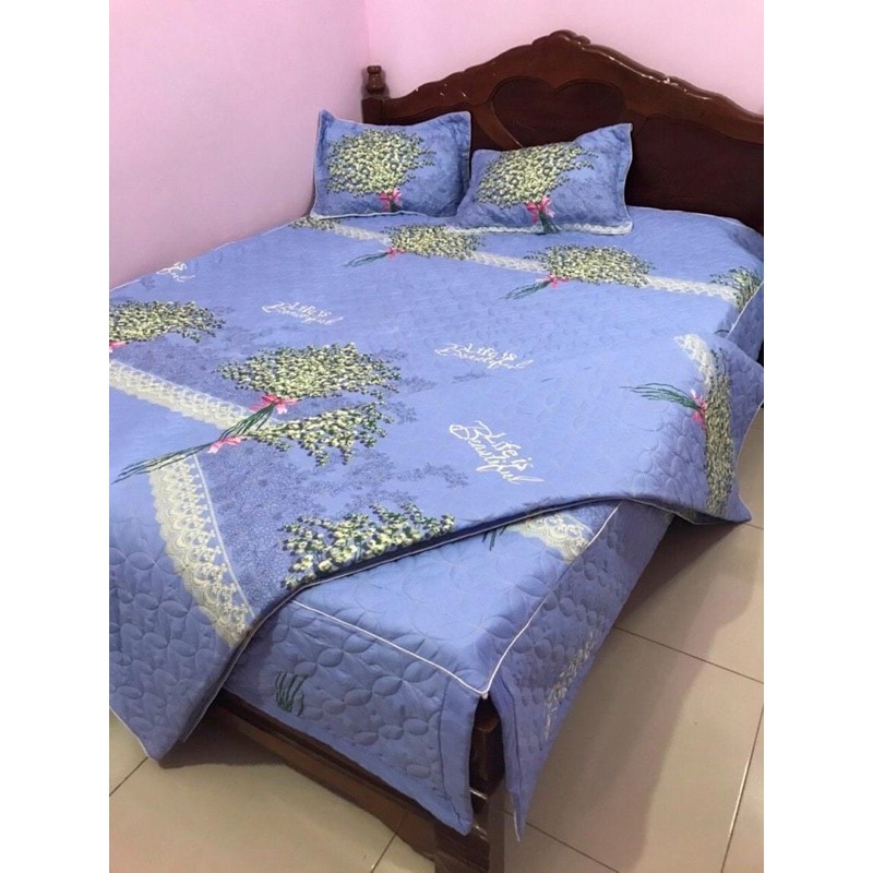 Bộ ga phủ 2m2x2m ( ga + 2 vỏ gối + vỏ ôm )