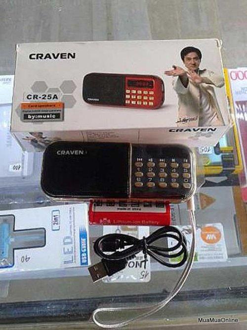 Loa Thẻ Nhớ USB Đài FM Craven CR25A