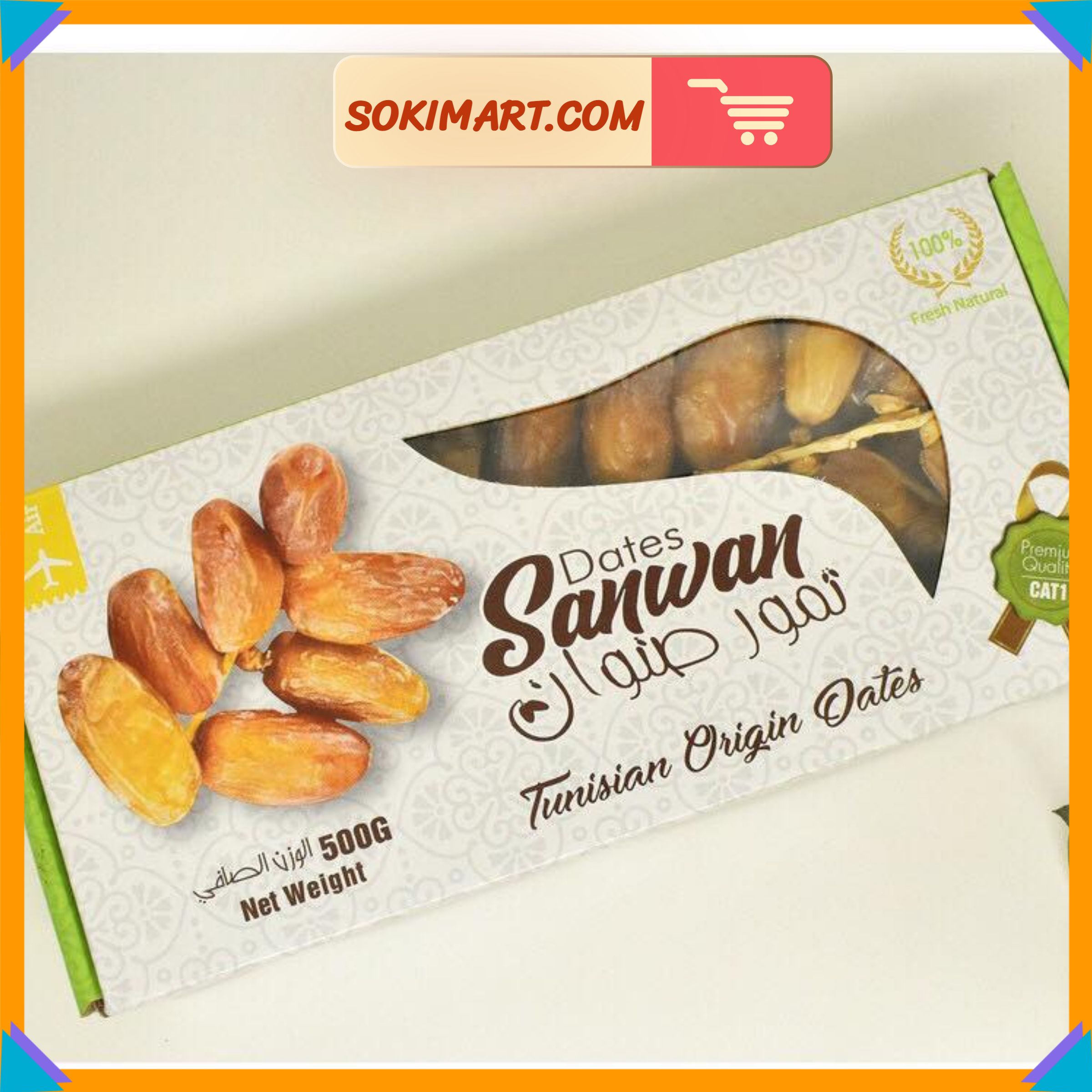 Chà là nguyên cành Tunisia -  500g