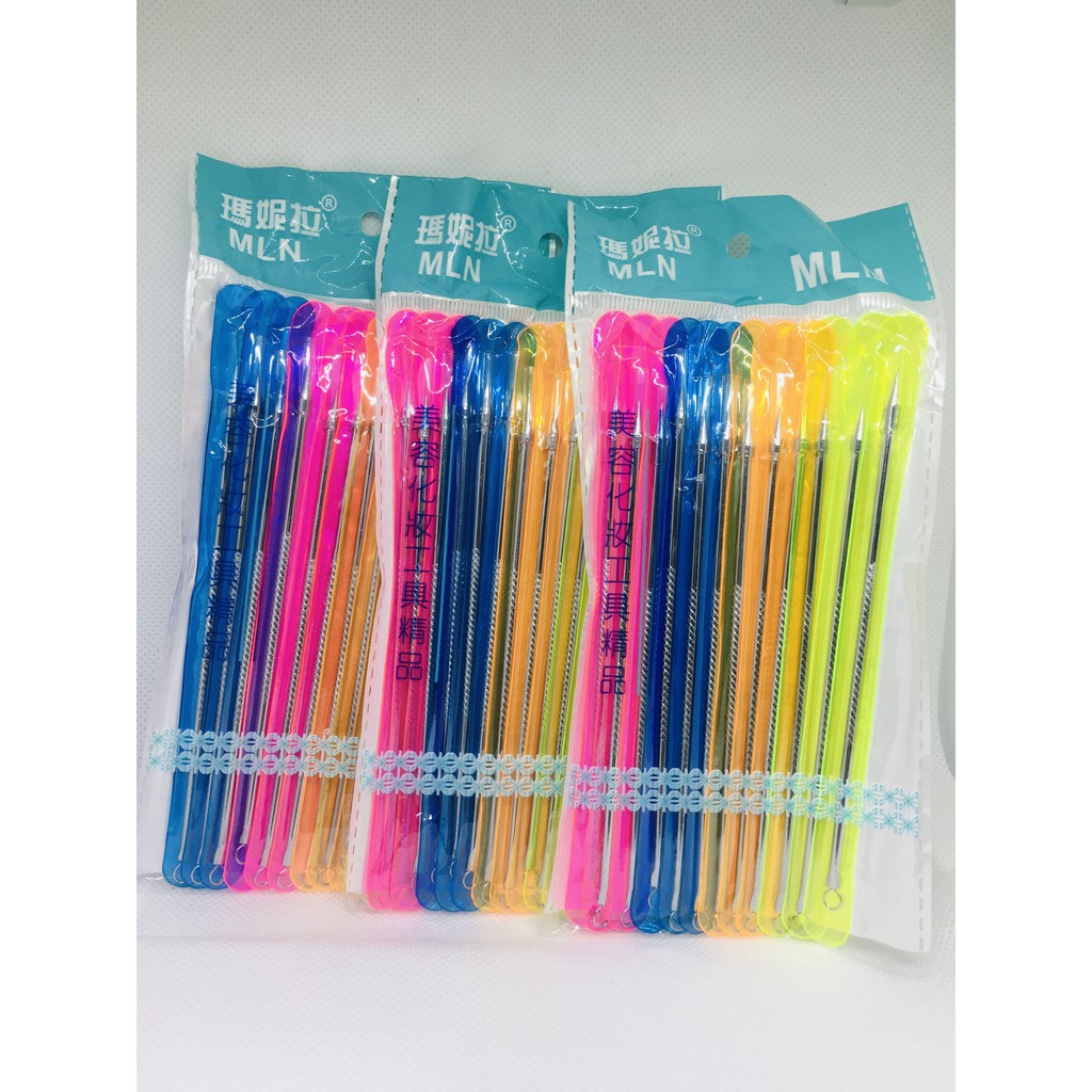vỉ 12 cây nặn mụn - gói 12 que nặn mụn