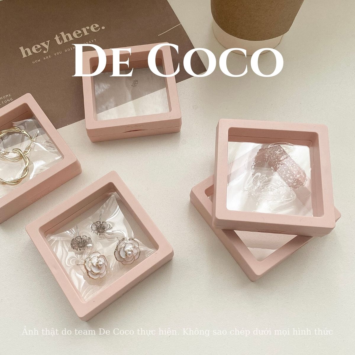 Hộp đựng trang sức chống oxy hoá De Coco