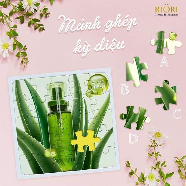 Nước xịt khoáng Riori ALoe Fresh