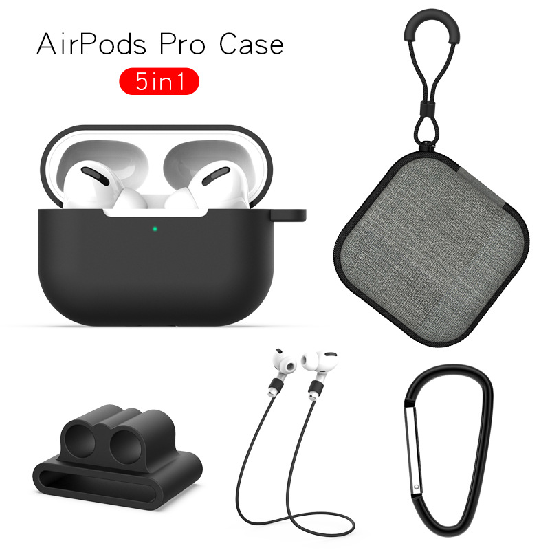 🌟Case AirPods Pro🌟 Combo 5in1 Vỏ Bọc Tai Nghe AirPods Pro - Mario Shop