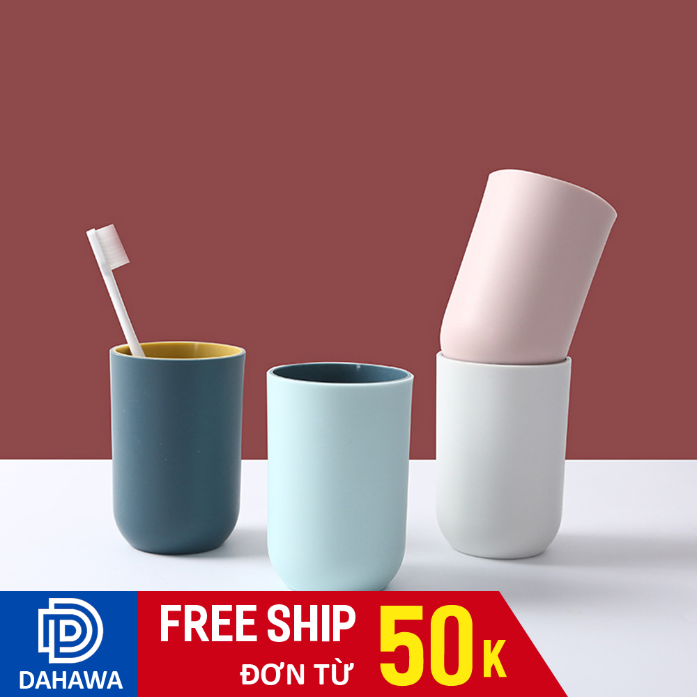 (Cao cấp) Ly đựng bàn chải, kem đánh răng, ly đựng nước uống, súc miệng buổi sáng đa năng, 2 lớp cực dày