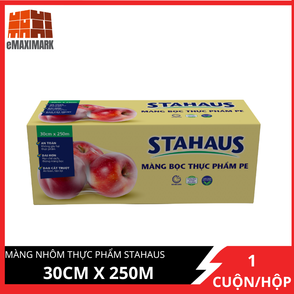 [FreeShip] Màng Bọc Thực Phẩm Pe Stahaus 30CM X 250M